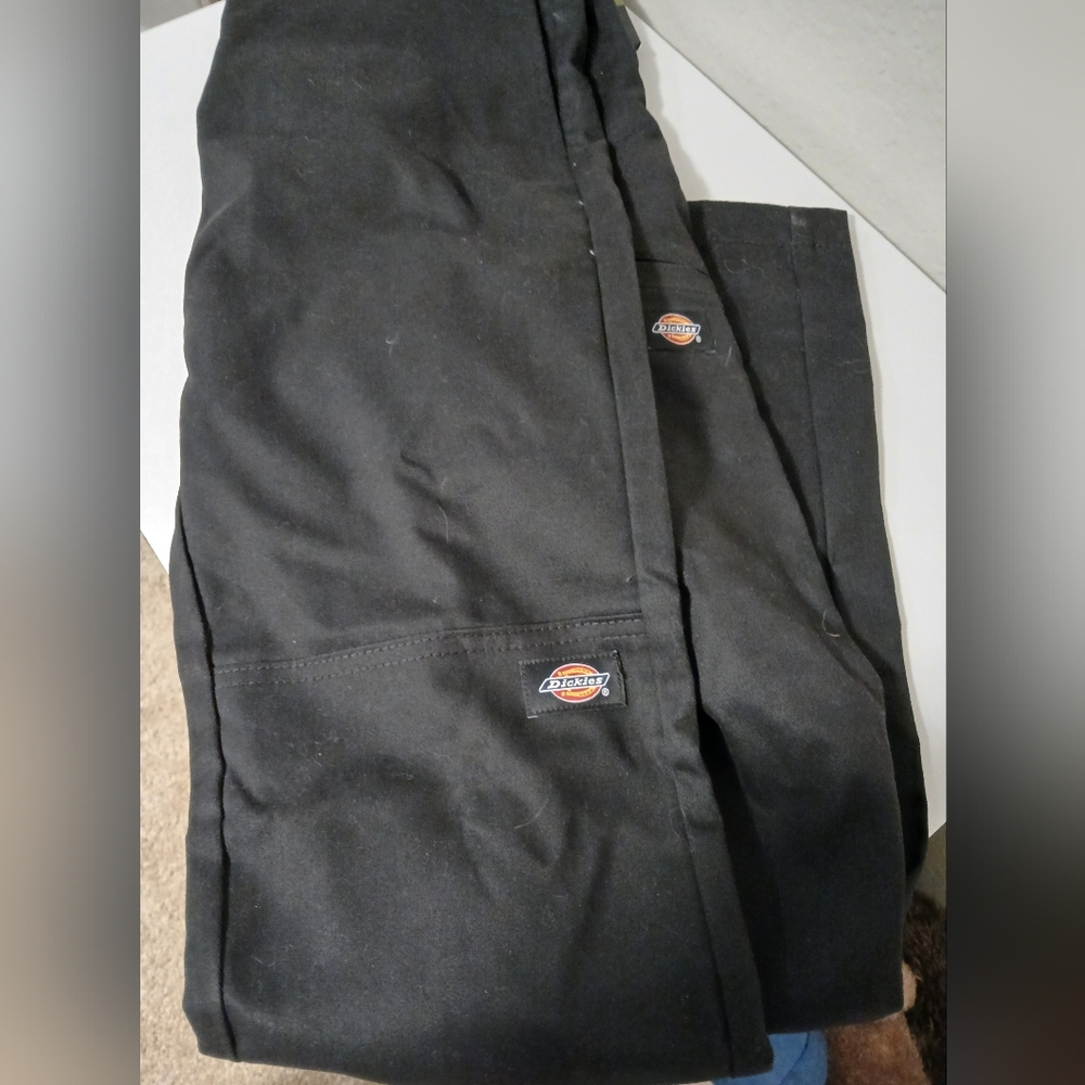 NWT Men's Dickies Black Twill Skinny Work‎ Pants - Picture 4 of 13